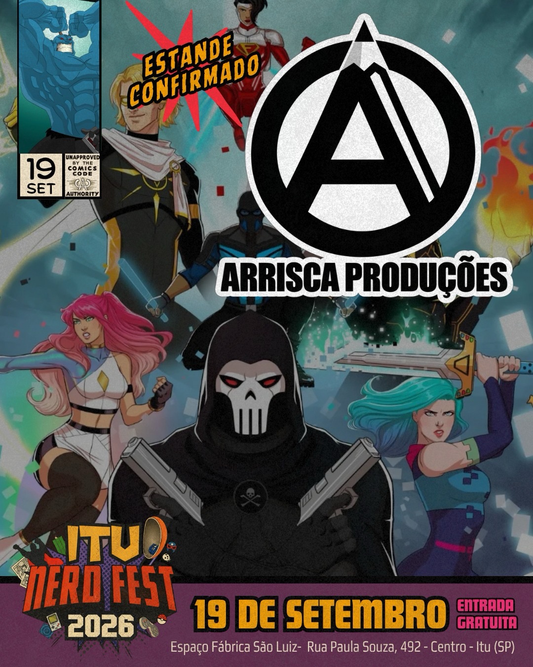 Fernando Gondolo, estande confirmado no Itu Nerd Fest 2026