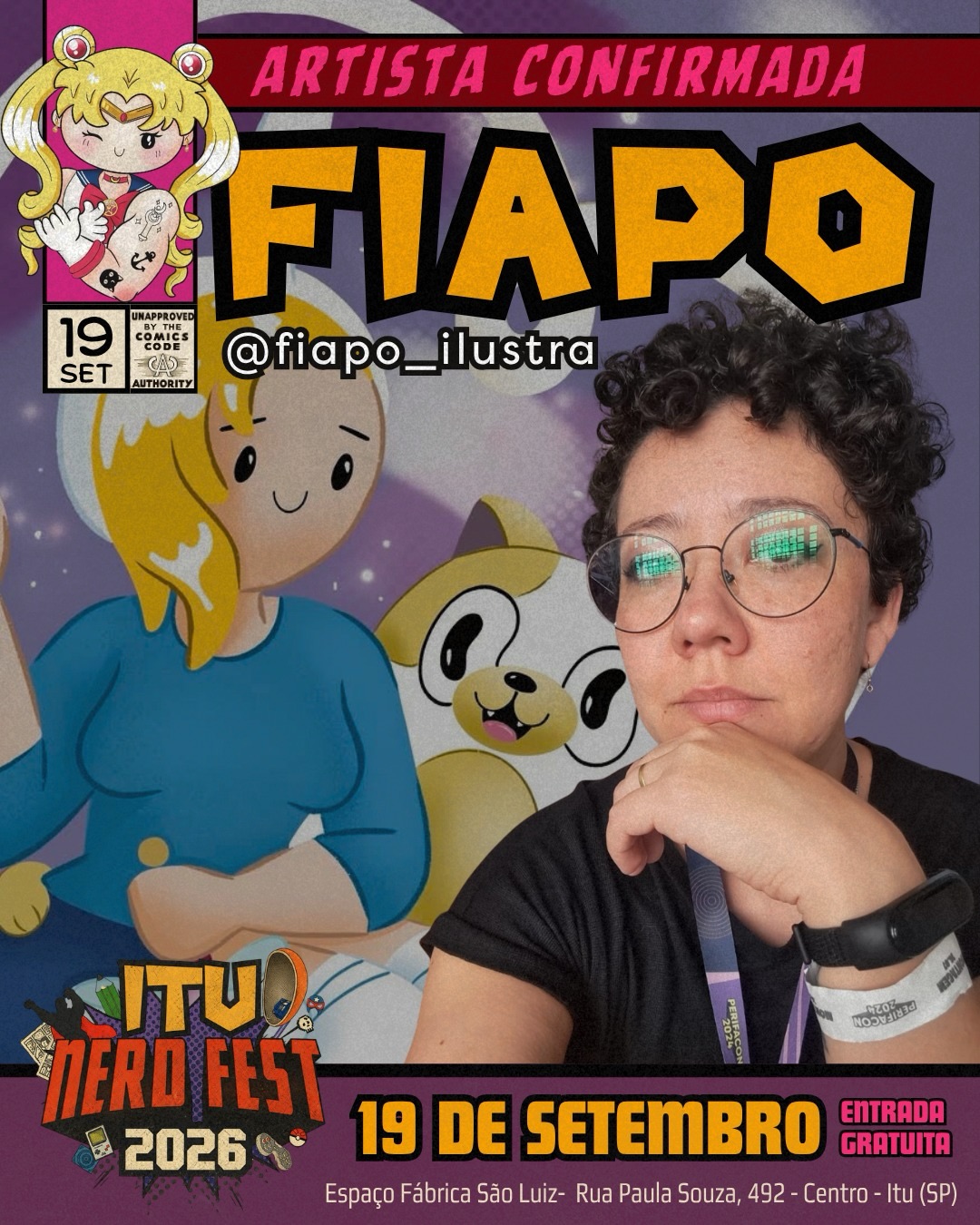 Fiapo confirmada no Itu Nerd Fest 2026